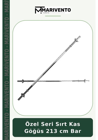 Özel Seri Sırt Kas Göğüs 213 Cm Bar