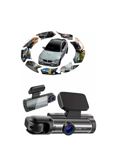 Araç Kamerası Dönebilen Hd Kaliteli Video Ve Fotoğraf Kaydedici 80086141