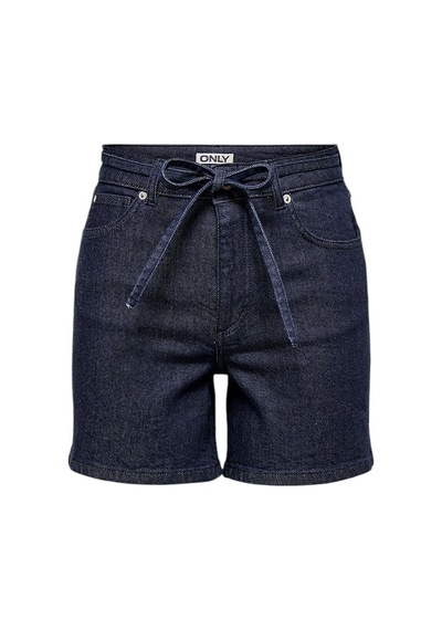 Only Onlgıanna Mw Belted Shorts Azg Dnm Noos Kadın Mavi Şort - 15340706