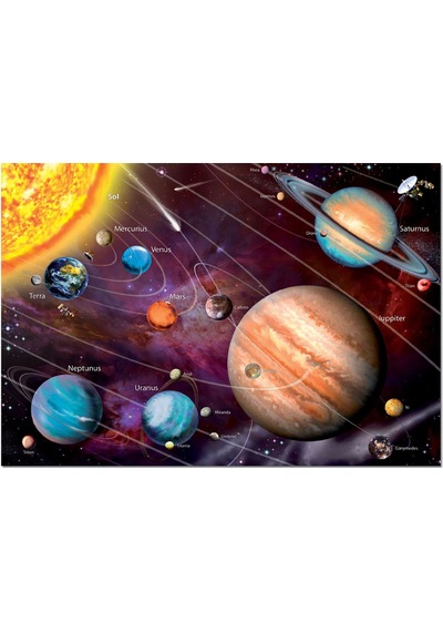 Educa Puzzle 1000 Parça Solar System Neon 14461