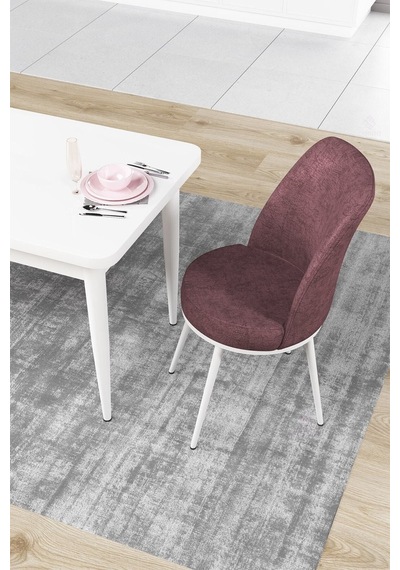 Canisa Concept Nil Serisi 70x110 Sabit Mutfak Masası Takımı Beyaz Masa 4 Gül Kurusu Sandalye Gülkurusu Canisa Concept Nil Serisi 70x110 Sabit Mutfak Masası Takımı Beyaz Masa 4 Gül Kurusu Sandalye Gülkurusu