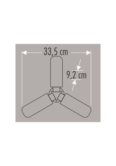 Cata Ct-1152 42w 6400k Beyaz Katlanabilir Led Pervane Ampul