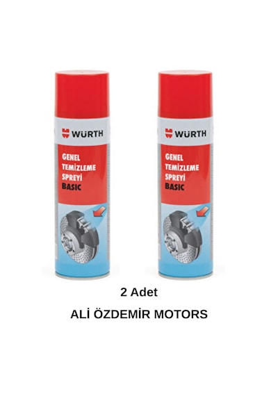 Genel Temizleme Spreyi Basic 500ml, Fren Balata Spreyi Yeni Tarihli