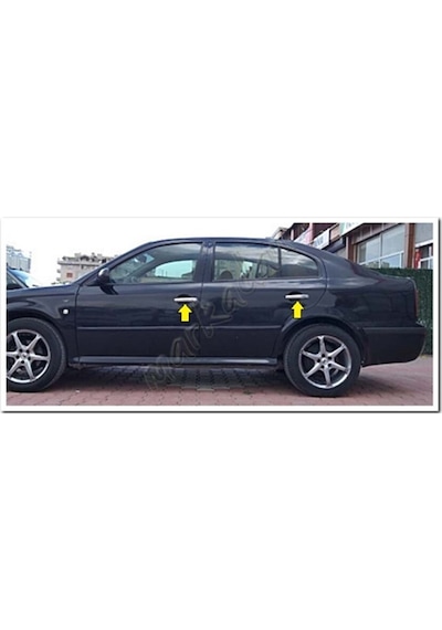 Db Chrome Skoda Octavia Kapı Kolu Nikelajı 1999-2004 4 Kapı P.Çel