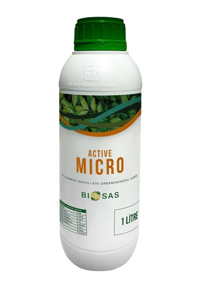 Biosas Active Micro 1 Lt İz Element Katkılı Sıvı Organik Gübre 1 L
