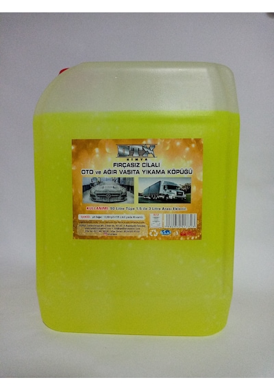 Tır Branda Yıkama İlacı Fırçasız Cilalı 5 Litre