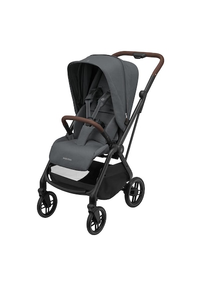 Maxi-Cosi Leona2-Cabriofix I-Size Tek Elle Katlanabilen Ultra Kompakt Çift Yönlü Seyahat Sistem Bebek Arabası Graphite