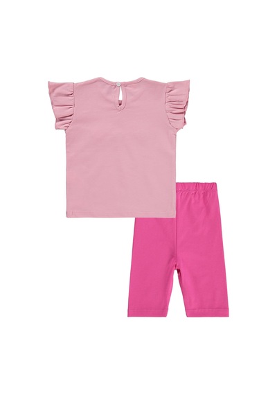 Civil Baby Renkli Nakışlar 6-18 Ay Takım - Pembe