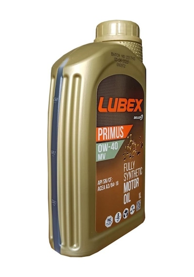 Lubex Primus 0W-40 Mv Tam Sentetik Motor Yağı 6 x 1 L