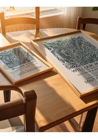 William Morris Çerçevesiz Poster, Modern Dekoratif Çerçevesiz Poster, Tablo, Morris-1, 21 X 30