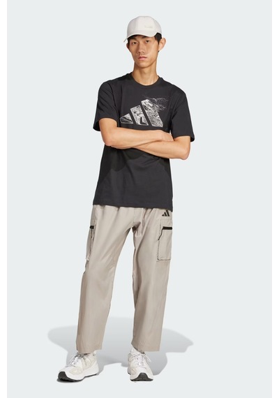 Adidas City Escape Erkek Siyah Spor Tişört Jı6788 Siyah