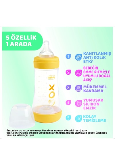 Chicco Perfect 5 Antikolik Biberon Pp 240 Ml Girl