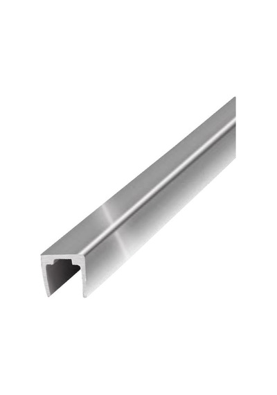 Stor Kapak Rayı 3 Metre Krom U Kanalı 1 Boy Gri