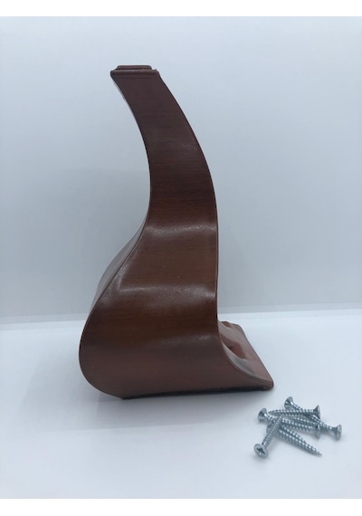 Karakoçaksesuar Lükens 20 Cm Ceviz Plastik Mobilya Ayağı (4 Adet)