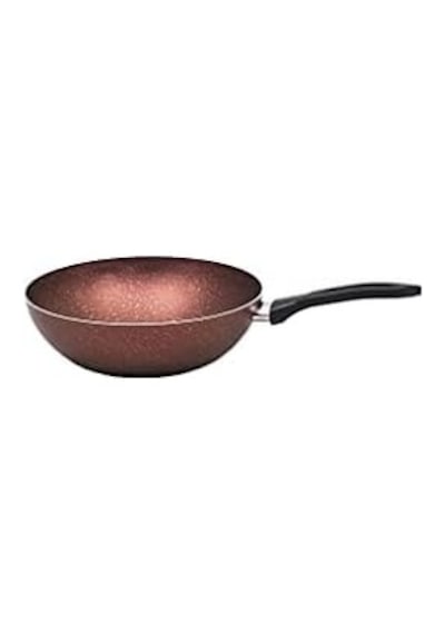 Rosetta Çikolata Gold 28cm Wok Tava Açık Bakır