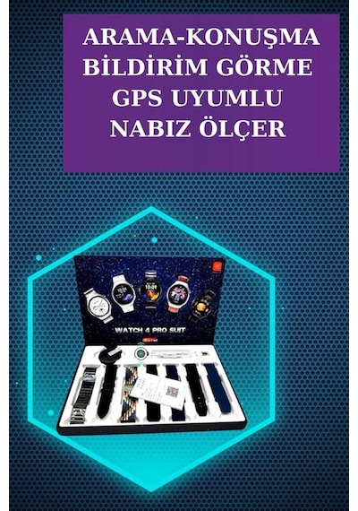 Gamer Kulaklık Ve Çok Kordonlu Akıllı Saat Gürültü Önleyici Gps Desteği