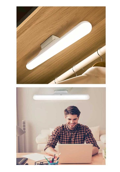 Şarjlı Mıktantıslı Işık Micro Usb Kablosuz Led 3 Farklı Işık Martı Aplik - 1 Adet Beyaz