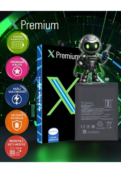 Xpremium Xiaomi Redmi 8a Uyumlu Batarya Pil Süper Yüksek Kalite 5000 Mah Bn51