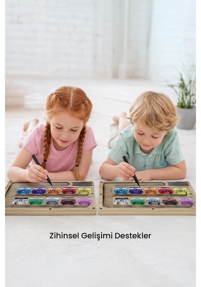Manyetik Labirent Montessori  Matematik Oyunu Harfleri Öğreniyorum Eğitici Oyuncak 25 cm
