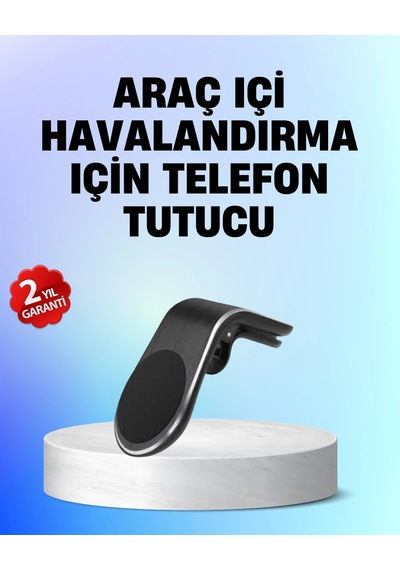 Manyetik Araç Telefon Tutucu - 360 Döner Kalorifer Petekli Çok Renkli