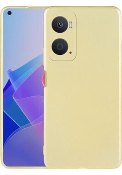 Oppo A96 4g Kılıf Esnek Yapılı İnce Slim Silikon Kapak Ryc/premier Gold
