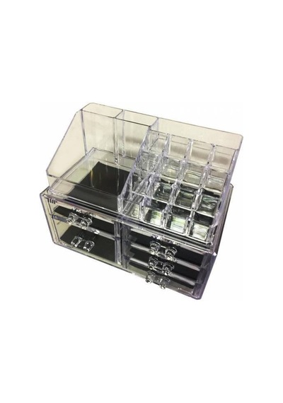 Çekmeceli Akrilik Makyaj Kutusu Stand