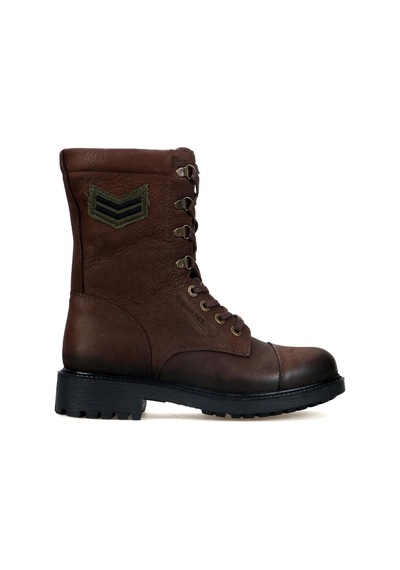Hammer Jack Garson Boot Hakiki Deri Kahve Yıkama Nubuk Outdoor Kadın Bot Kahverengi