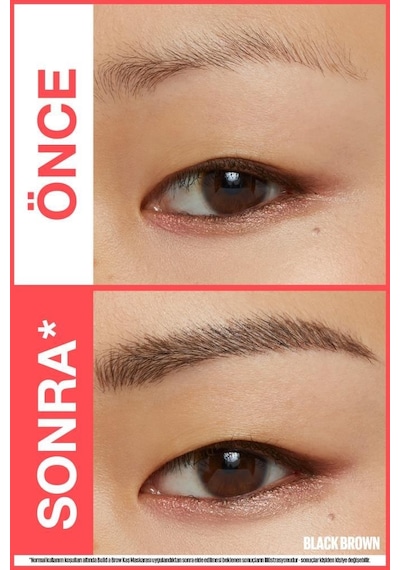 Maybelline New York Build A Brow 2in1 Kaş Kalemi Ve Jeli Black Brown