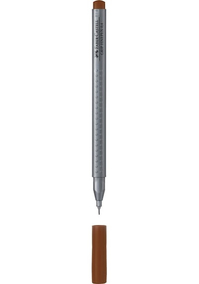 Faber Castell Grip Finepen 0.4 Mm Açık Kahverengi