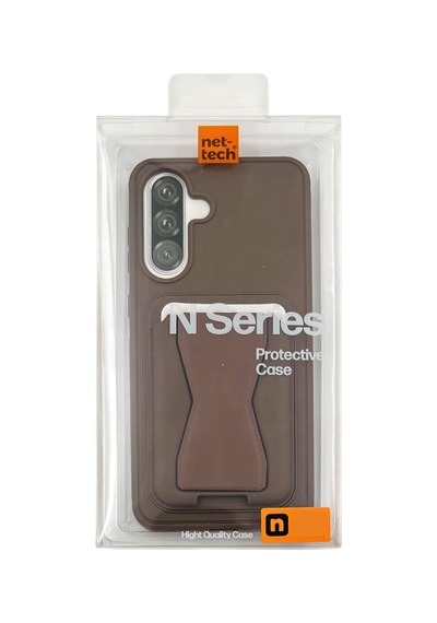 Nettech Samsung Galaxy S25 Plus Uyumlu Nt-n087 Arka Koruma Kılıf - Kahverengi Kahverengi