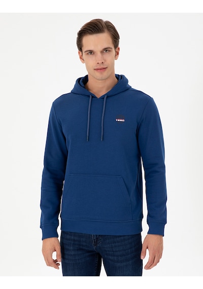 U.s. Polo Assn. Erkek İndigo Sweatshirt 50293454-vr028 Indıgo İndigo