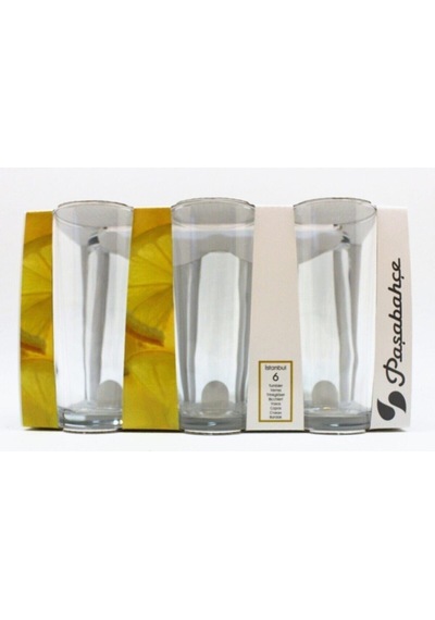 Ince Limonata & Rakı Bardağı Düz Model 6 Adet Bardak