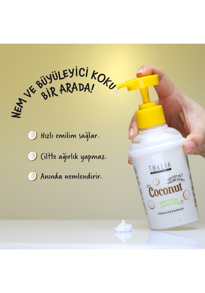 Thalia Hindistan Cevizi Kokulu El ve Vücut Losyonu 250 ML