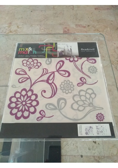 Mix&Match Floral Kendinden Yapışkanlı Dekoratif Duvar Süsü N11.183
