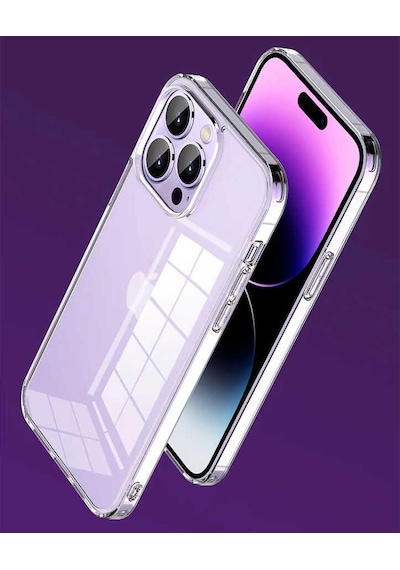 Wiwu Apple Uyumlu iPhone 14 Plus Kılıf Şeffaf Airbag Tasarımlı Wiwu Concise Serisi Kapak ZORE-270359