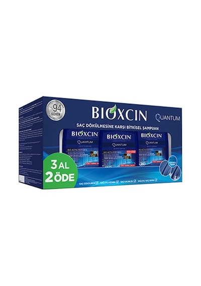 Quantum Şampuan Normal ve Kuru Saçlar için Şampuan 3 x 300 ML