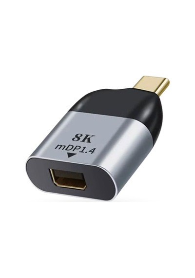 Büro Ev Ofis Cihazları İçin Usbc-8k Mini Dp Çevirici