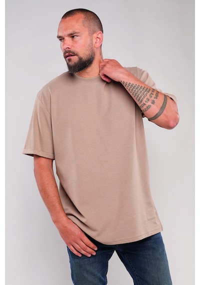 Gabria Katlama Kol Erkek T-shirt Vizon