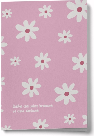 Rabbin Seni Yalnız Bırakmadı Mini Defter Çok Renkli