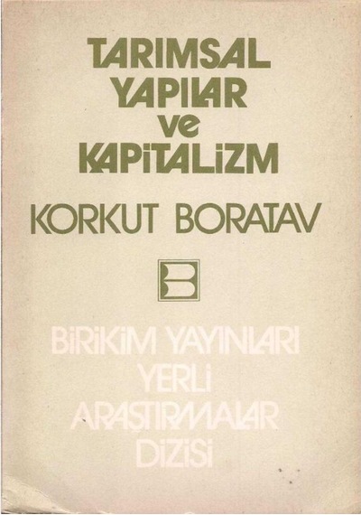 Tarımsal Yapılar Ve Kapitalizm 510741024
