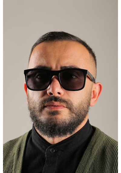 Salvatore Ferragamo Sf 1028s 001 56 Erkek Siyah Dikdörtgen Güneş Gözlüğü