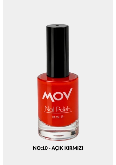 Mov Oje No:10 Açık Kırmızı 10 Geranium Red