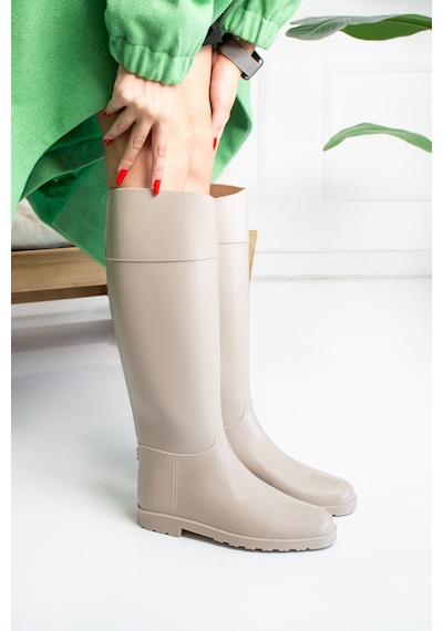 Wolk Shoes Kadın Yağmur Çizmesi Su Almaz Bej Renk Bej - 300256697 Bej