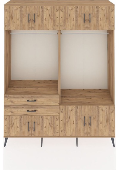 Hyperion Gardrop 7 Raflı 2 Çekmeceli 2 Askılı 176x44x221 Çam-çam Çam Hyperion Gardrop 7 Raflı 2 Çekmeceli 2 Askılı 176x44x221 Çam-çam Çam