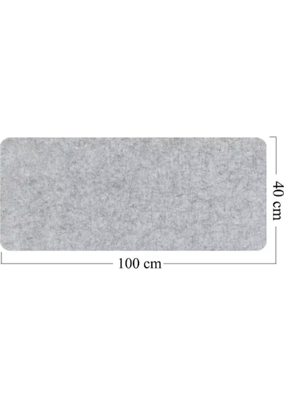 Mousepad Masa Üstü Koruyucu 3mm Keçe Klavye Pc Notebook Altı G