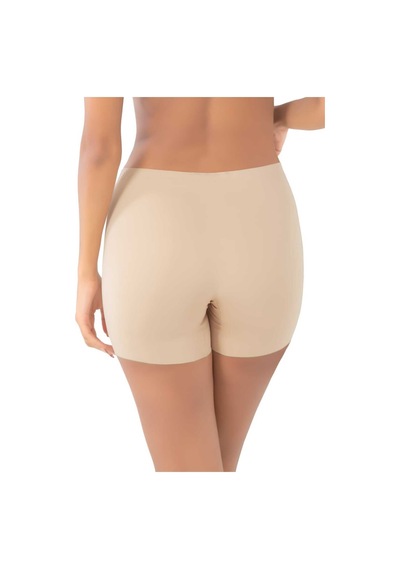 Uniquetrenders Kadın Lazer Kesim Ve Toparlayıcı Yüksek Bel Boxer Korse Ten Rengi
