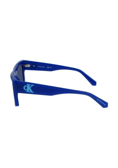 Calvin Klein Jeans Ckj 23642s 400 54 Unisex Dikdörtgen Mavi Kemik Güneş Gözlüğü