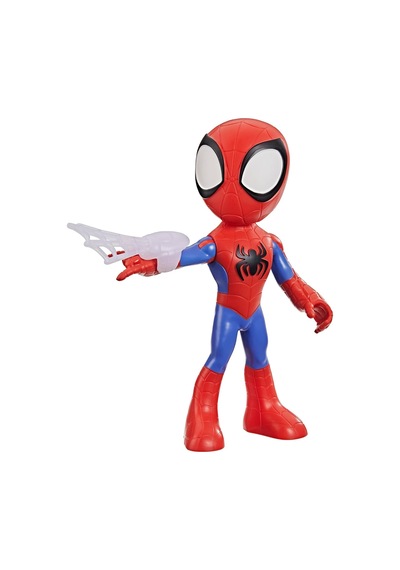 Spidey And His Amazing Friends Büyük Boy Spidey Figürü, 22,5 Cm'lik Aksiyon Figürü, Çocuklar İçin Okul Öncesi Oyuncakları, 3 Yaş Ve Üzeri, Süper Kahraman Oyuncakları