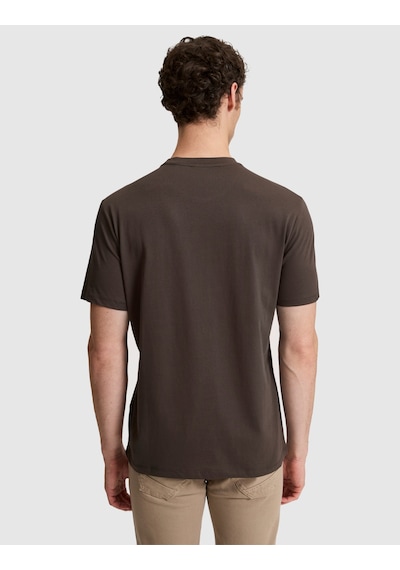 Pierre Cardin Erkek Koyu Kahverengi Tişört 50327872-vr084