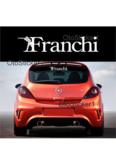 Oto Sticker Franchi Logo Stickeri